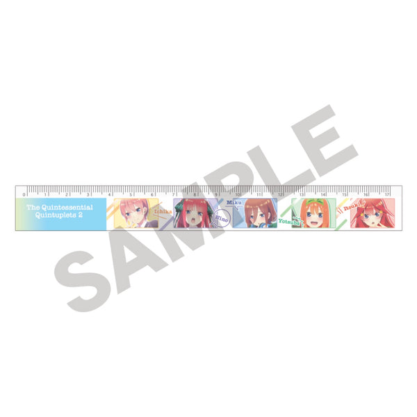 『五等分の花嫁∬ 』スリム17cm定規 ヨコ